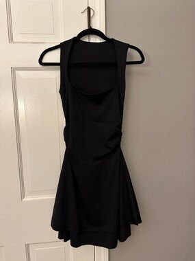 Classic Black Sleeveless Women's Dress